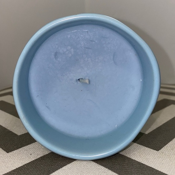 RAE DUNN CANDLE “ZEN MASTER” CRYSTAL MARINE SCENTED 13.2 OZ BLUE CERAMIC  NEW - Picture 4 of 6